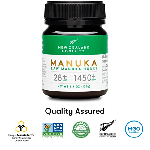 image for New Zealand Honey Co. Raw Manuka Honey UMF 28+ | MGO 1450+ 4.4 oz & UM