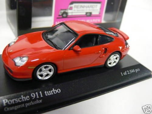 Porsche 911 Turbo 1999 Minichamps 1/43, cadeau ideal pour passionne d'automobile de sport