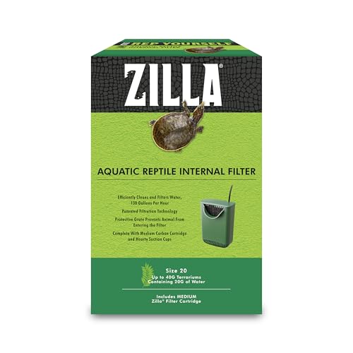 Zilla Aquatic Pet Reptile Internal Water Filter...