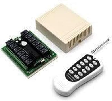 SANEC 12V 433MHz 12 Kanall  Kablosuz Kumandal  RF Al c l  R le Mod l  Kutulu