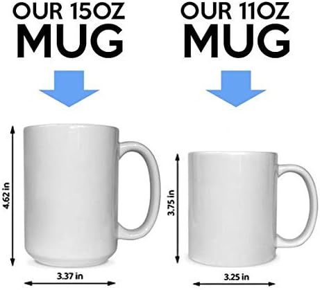 Miniatura 2 de Just A Wizard Girl Living In A Funny World - Taza de café divertida para oficina (15 onzas, blanco)