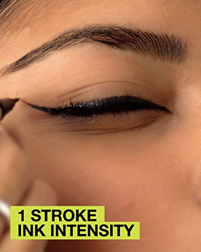 Maybelline Sky High Waterproof Mascara Makeup, Very Black + Maybelline New York Tattoo Studio Ink Pen Eyeliner Jet Black Bundle #TOP5