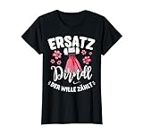 Ersatz Dirndl, der Wille zählt! Trachtenshirt Damen mit Spruch. Kompatibel für Wiesn und Oktoberfest, Damen T-Shirt bayrisch. Trachten T-Shirt Damen & Frauen. Mädchen Trachtenshirt Damen. Mei Dirndl is in da Wäsch! Tracht Outfit für Volksfest in Bayern.