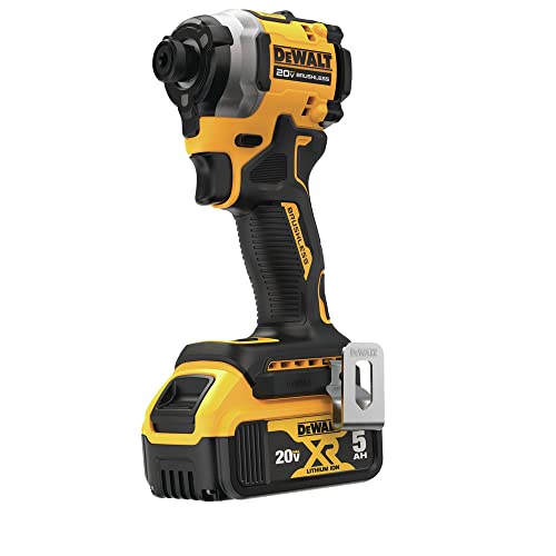 DEWALT ATOMIC 20V MAX 1/4 in. Brushless Cordless Impact Driver Kit with Battery and Charger Included (DCF850P1) by DEWALT - Used condition - Image 5