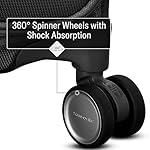 Samsonite UpLIFT Lightweight Medium Checked Softside Luggage with Spinner Wheels - Expandable - Airline-Approved, Polyester Soft Suitcase for Ultra Light Travel - Black - Image 5