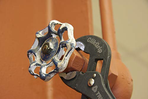 Image of Triplett ClikGrip Auto Adjusting 10-inch Water Pump Pliers with Cushioned Grip (TT-221)