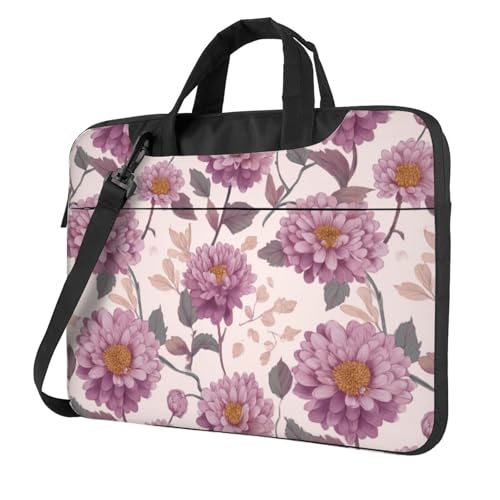 Housse ordinateur portable 15,6 pouces protection PC portable fleurs roses