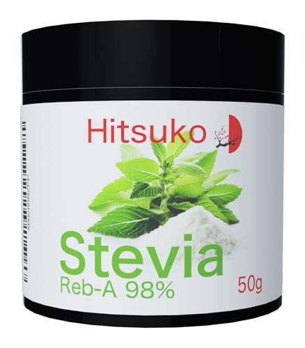 Polvo de Stevia Ultra-Concentrada (50g) | RebA-98 Puro al 98% | 470x Más Dulce que el Azúcar