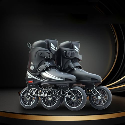 zenggp Racing Inliner Skates, 110 Mm Große Rollschuhe Mit 3 Rädern Für Unisex, Professionelle...
