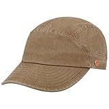 Made in the EU Mayser Marcelo UV-Schutz Stoffcap Cap Basecap Baseballcap Sonnencap Sommercap UV-Schutz-Cap Damen/Herren - Made in The EU Metallschnalle, mit Schirm Frühling-Sommer - 57 cm Khaki