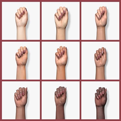 Image of Beetles Red Gel Polish, Burgundy Red Color Gel Nail Polish Soak Off UV Lamp Wine Red Nail Polish, Home Salon DIY Design Fall Nails Art 15ml