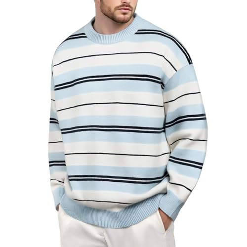 Suéter de para hombre, abrigo de manga larga, cómodo, cálido, informal, de, elegante, holgado, para invierno y otoño.