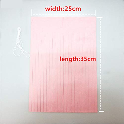 Tissue Paper Tassels Party Garland, 25pcs Rose Gold Foil Navy Gray Beige Peach Tassel 10g Rose Gold Beige Pink Confetti Gift for Baby Girl Showers Birthday Weddings Bridal Shower Decorations