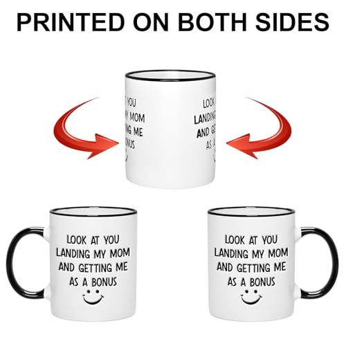 Taza para padrastro Día del Padre porcelana 11 oz miniatura 6
