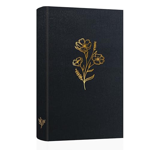 Holoary Photo Album 4x6 300 Photos, 300 Pockets 4”x6” Picture Album, Linen Fabric Cover Big Picture Book for Photos with Writing Area, 4x6 Photo Albums for Family Weddings Travel Memories(Black)