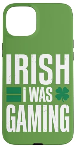 Irish I Was Gaming �ʔ��� ���p�g���b�N�f�[ �r�f�I�Q�[�� �M�t�g �X�}�z�P�[�X iPhone 15 Plus �p