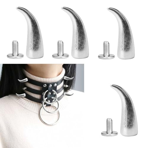 Remaches punk con acabado pulido para accesorios de cuero de moda 2
