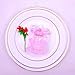JZK 24 x Rosa biberones favores Baby Shower Cajas Regalo para Baby...