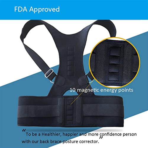 Correcteur arrière posture avec aimants pour redresser le dos efficacement