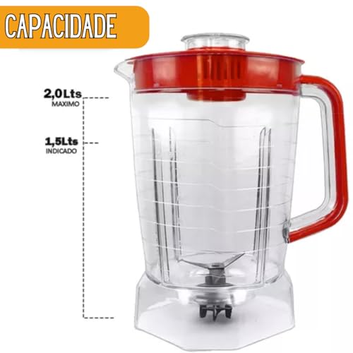 Jarra Copo De Liquidificador Oster Power 1100 Full Oliq605