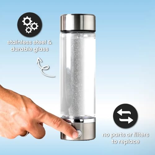 Hydrogen Water Bottle - 4000ppb Portable Hydrogen Water Generator with SPE/PEM Technology, Best Hydrogen Water Bottle for Structured Water, Home, Office, Fitness, and Wellness - Image 5