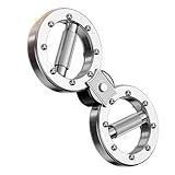 HQCUPB Forearm Exerciser and Strength Trainer: 12 lbs Arm Exercise Equipment for Men and Women - Ideal for Home, Gym Workouts, and Rehabilitation, Silver