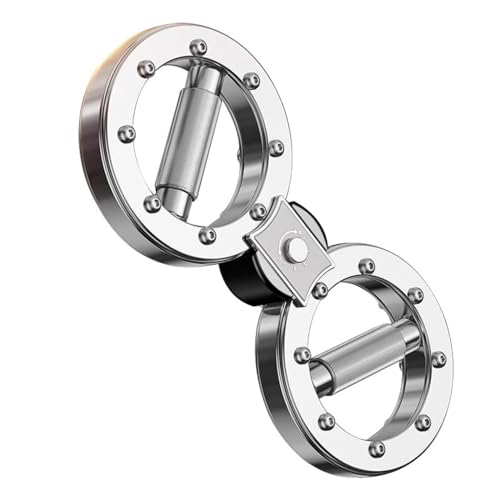 HQCUPB Forearm Exerciser and Strength Trainer: 12 lbs Arm Exercise Equipment for Men and Women - Ideal for Home, Gym Workouts, and Rehabilitation, Silver