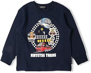 [Hungry Heart] 子供服 (ハングリーハート) 近鉄電車踏切仕掛け裏毛トレーナー 90cm～130cm K54691