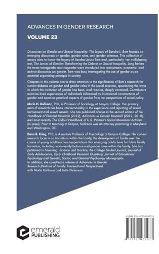 Discourses on Gender and Sexual Inequality: The Legacy of Sandra L. Bem (Advances in Gender Research, 23) - Image 2