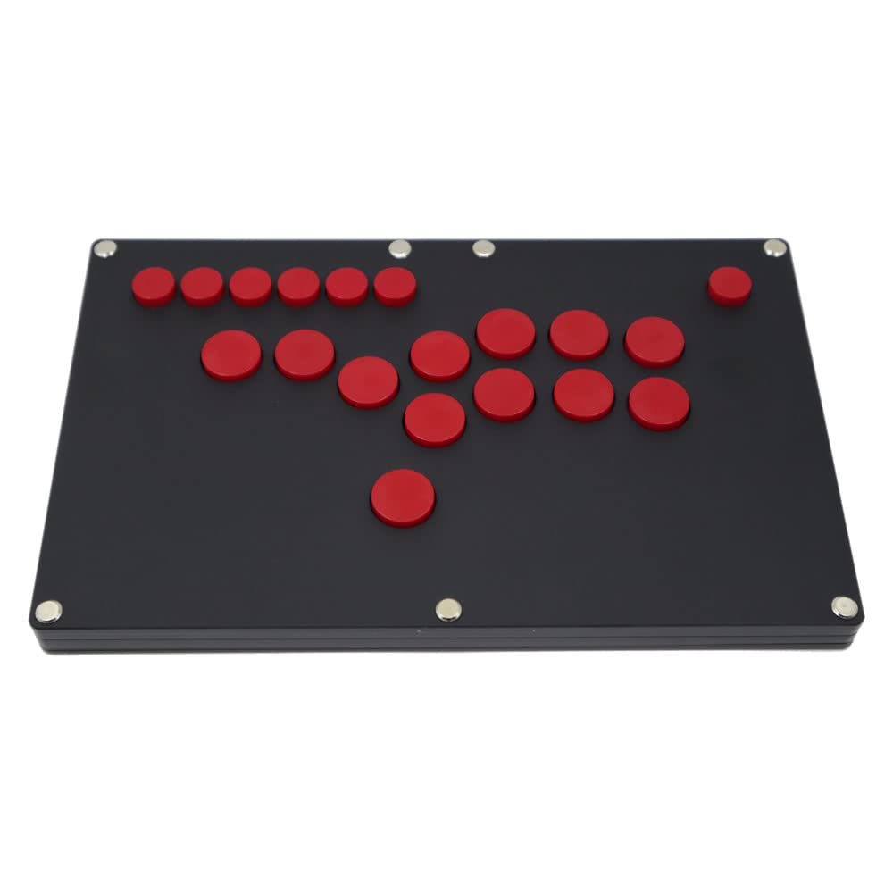 Amazon.co.jp: FightBox B1-PC-B-R超薄型オールボタン Leverless 