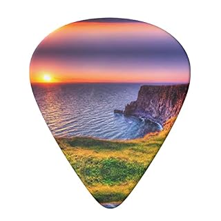 Ireland Sunset Seascape Lot de 6 médiators pour guitare acoustique, guitare électrique, basse, ukulélé – fins, moyens et… - Les Beatles, Paul McCartney, John Lennon, RIngo Starr, George Harrison Ireland Sunset Seascape Lot de 6 médiators pour guitare acoustique, guitare électrique, basse, ukulélé – fins, moyens et… – Image 3