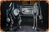 Portal 2 GladosPortal 2 Atlas P body Retro Metal Sign for Garden Club Outdoor Indoor Home Wall Decorative 8x12 inch