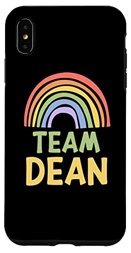 Happy Colorful Team Dean Rainbow Pride Green Yellow X}zP[X iPhone XS Max p