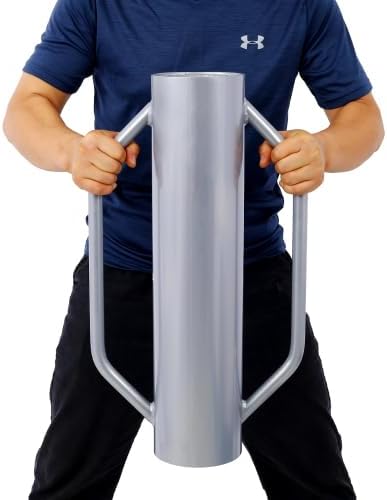 Iron Fence Post Driver - Heavy Duty 30LB Metal Fence Post Driver with Handle | Versatile and Multipurpose T Post Rammer for Easy Fence Post Installation Grey