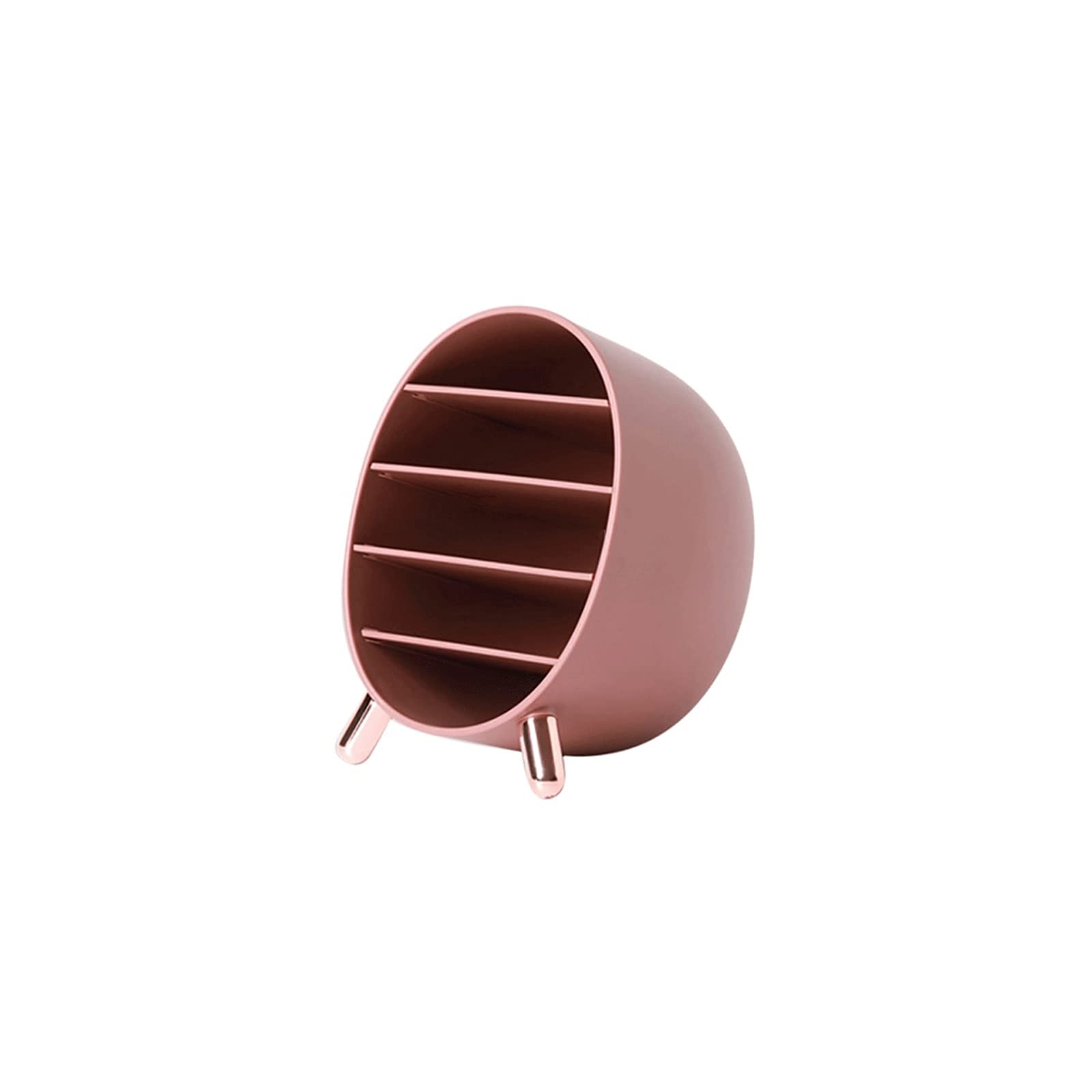 JINGYAN Storage Boxes Cosmetic Storage Box Dustproof Bathroom Desktop Beauty Makeup Organizer Eyebrow Pencil Lipstick Shelf(B)