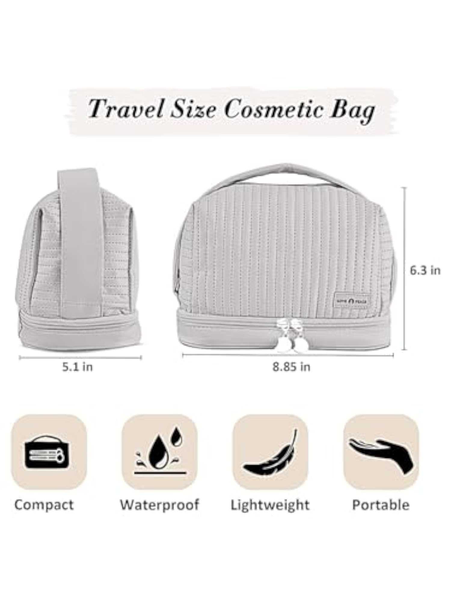 Luxury Cute Travel Makeup Hanging Wash Bag