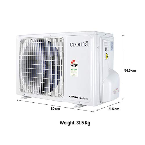 Image of Croma 1.5 Ton 3 Star Split Inverter AC (Copper, CRAC7887, White) with Free Installation
