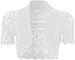 FashionMark Girls Kids Crochet Knitted Bolero Shrug Top
