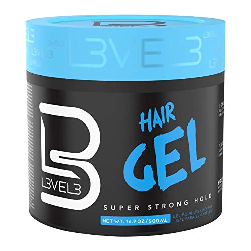 L3 Level 3 Hair Gel, Super Strong Hold, Flake-Free, 16.9 oz |…