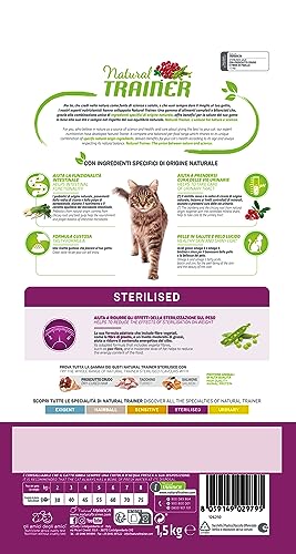 Trainer Cibo per Gatti Sterilizzati con Prosciutto, 1.5 kg - Immagine 2