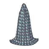 JGHHOUN Capa con capucha para adultos, diseño de planeta espacial y tierra, disfraz de cosplay para carnaval, eventos al aire libre, viajes, familia