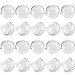 INHDBOX Clear Plastic Fillable Ornaments Ball - 40mm 20pack,Wedding Party Holiday Decoration