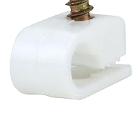 Vista 7 de Skywalker Clips flexibles para tornillos de un solo cable (paquete de 100 unidades, color blanco)