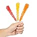 Candy Envy - Dragon's Breath Rock Candy Sugar Sticks - 10 Individually Wrapped Treats - Red, Orange, Yellow Party Favors