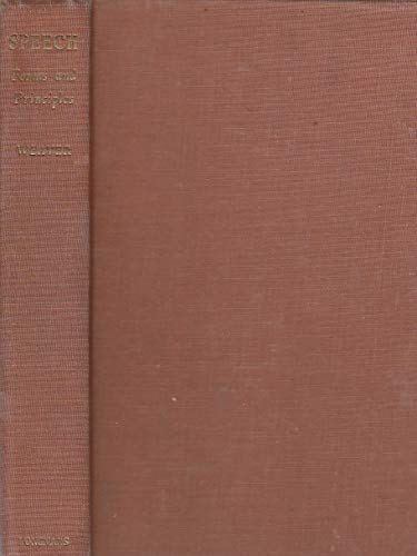 Speech B001NLTUC4 Book Cover