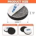 Felt Furniture Pads 120 PCS, Non Slip Self Adhesive Felt Pads Chair Leg Floor Protectors for Furniture Feet Wood Hardwood Floors, 1 inch Round, Black