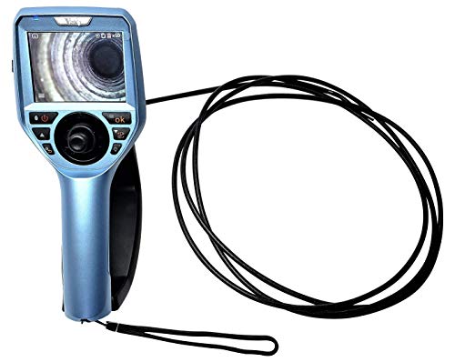 Vividia ME-630 Industrial Automotive Joystick Articulating Videoscope Borescope Inspection Camera with 6mm (0.236") Diameter 3m Long Probe (3 Meter Long Probe, Model: ME-630)