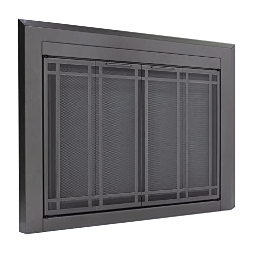 Pleasant Hearth Ellis Collection Fireplace Glass Door #TOP4