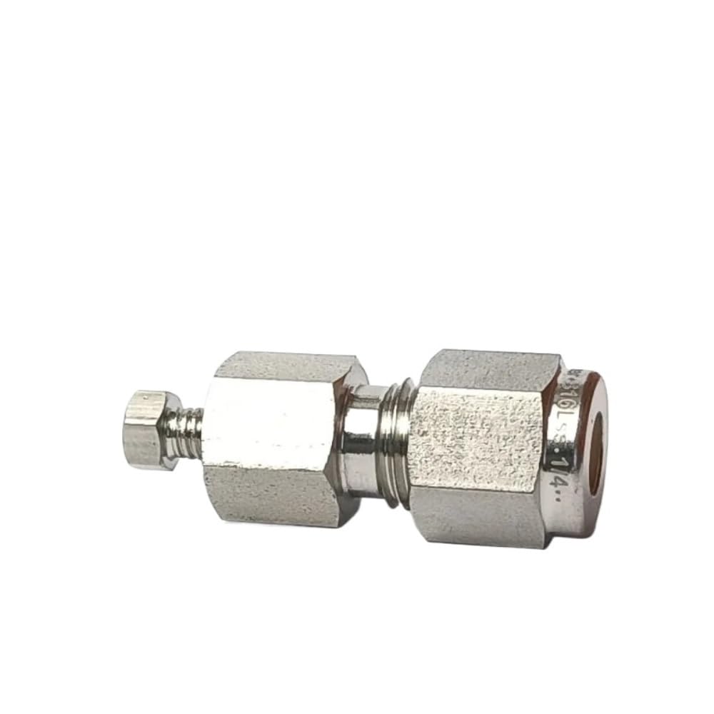Reductor de unión de Tubo de 1/16 de Pulgada, 1/8 de Pulgada, 3 mm, GC, HPLC, Accesorios for plomería de Instrumentos, Conector de Acero Inoxidable(0.0625in to 0.125in)