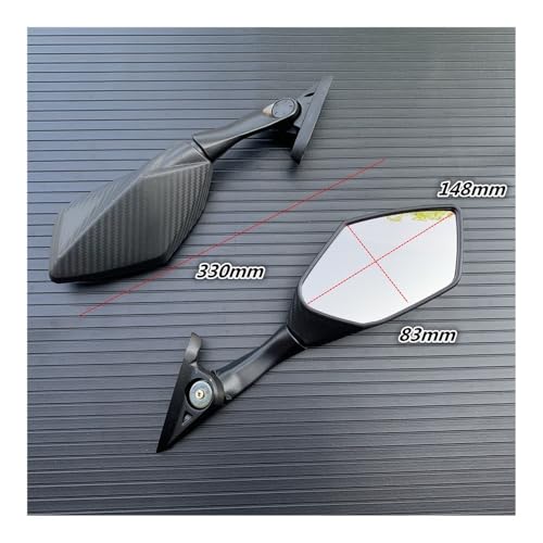 Espejos laterales para XMAX 300 400 125 250 repuesto de espejo retrovisor de moto 5